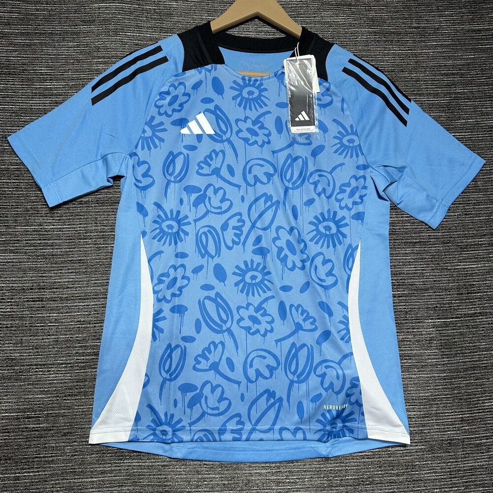 Adidas Tiro PB Jersey IS2773 Blue MLS Aerospace Flowers Youth L